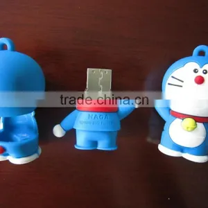 3d Soft Pvc Usb Flash Drive With Cat thumbnail-1