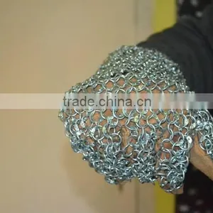 CHAINMAIL 10 MM Rivetted 16 Gauzed Gloves thumbnail-1
