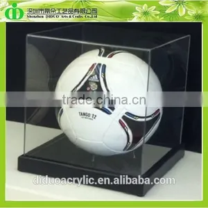 DDX-0213 Trade Assurance Clear Acrylic Football Showcase thumbnail-1