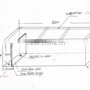 High-grade Big Glass Clear Fish Tank Aquarium thumbnail-1