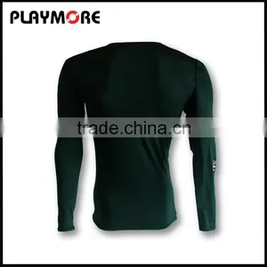 Sublimation Custom Gym Fitness Compression Shirts for Men thumbnail-2