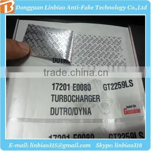 Anti-counterfeit Holographic Security Warranty Void Sticker Printer thumbnail-4