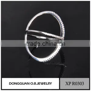 Custom Ladies White Gold Fashion Ring Finger Rings Photos Wholesale thumbnail-6