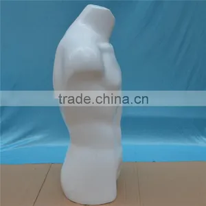 Wholesale Luxury Glossy White Custom Men Mannequin Torso thumbnail-6