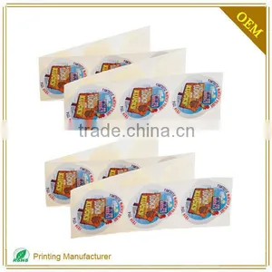 Custom Printed Sticker Labels Airbag Meat Label With LOGO Printing thumbnail-1
