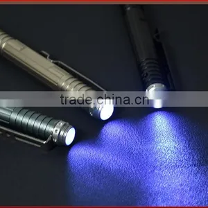 2016 Hot Selling Good Quality Tactical Pen With Tungsten Steel Head and LED Flashlight thumbnail-4
