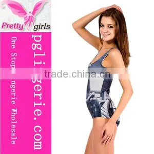 Full Body Sexy Women Catsuit One Piece Swimwear thumbnail-6