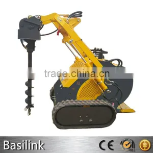 380 Mini Skid Steer Loader/BSL400 300kg~400kg Bucket Capacity 0.15m3 Mini Skid Steer Loader for Sale thumbnail-2