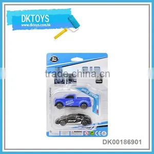 6 Design 6 Colors Assorted Plastic Free Wheel Toys Car thumbnail-1