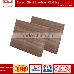 Wholesale Price Wood Grain Aluminum Exterior Wall Cladding Material thumbnail-3