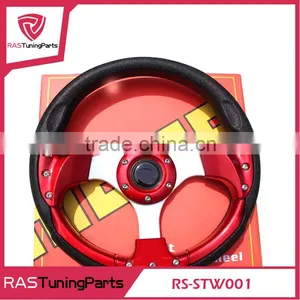 2016 Hot Sale Steering Wheel 350mm Deep Corn Drifting Steering Wheel thumbnail-1