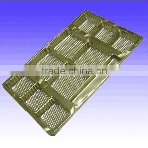 Metalized Gold PVC Sheet for Vacuum Forming , Food Tray Use thumbnail-1