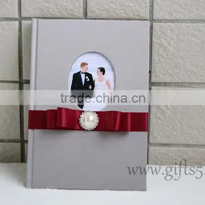 Rustic Wedding Guest Book in Handmade Bridal Book thumbnail-6