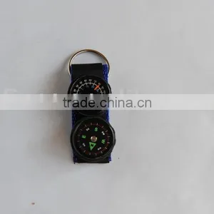 Compass,plastic Compass,Plastic Keyring Compass With Thermometer thumbnail-1