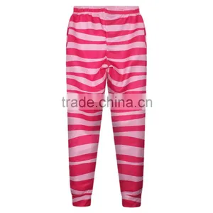 Custom Design Sports Pants XS-XXL Trousers For Women Strip Print N18-18 thumbnail-2