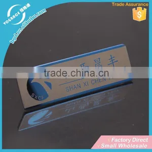 Custom Metal Nameplate/nametag With Company Logo thumbnail-1