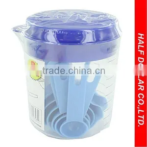 Kitchenware Plastic Measuring Sets-spoons and Cup for One Dollar Item thumbnail-1