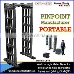 Pinpoint Factory 8 Zones Full Body Archway Walkthrough Metal Detector, Dubai Gold Detector Price thumbnail-6