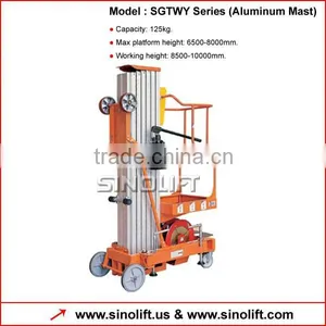 SGTWY Series Aluminum Mast Aerial Work Platform thumbnail-1