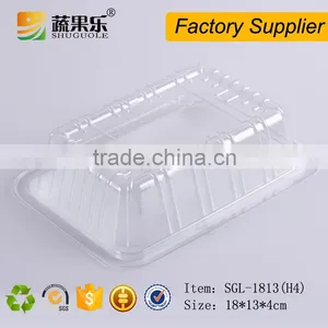 Transparent PET Blister Plastic Disposable Tray for Mashroom thumbnail-6