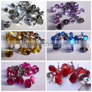 Factory Supply Excellent Quality Rhinestone Crystal Buttons From China thumbnail-4