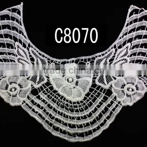 Cotton Embroidered Crochet Lace Collar thumbnail-1