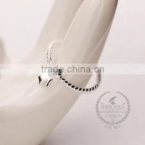 925 Sterling Solid Silver Kawaii Lucky Star Adjustable Ring Fashion Women Ring Jewelry Supplies 6260549 thumbnail-3