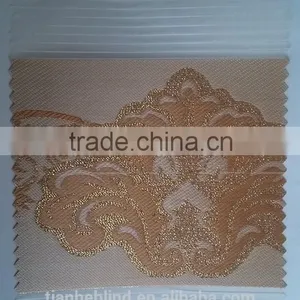 Big Flower Zebra Window Blinds Fabrics, Sun Shade Zebra Blinds thumbnail-2