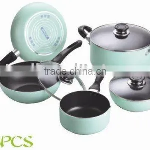 8PCS Aluminum Non-stick Pan thumbnail-1