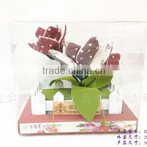 New Novelty Products Diatomite Hand Made Flower Arrangement Home Decor thumbnail-5