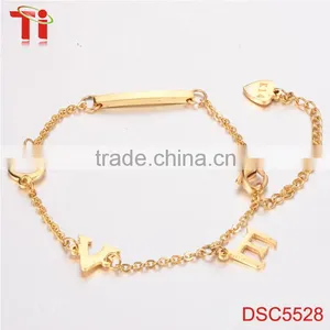 Stainless Steel Bracelet for Girls, Exquisite Bracelet With Adjustable End, Fine Chain Stainless Steel Jewelry Gift thumbnail-1