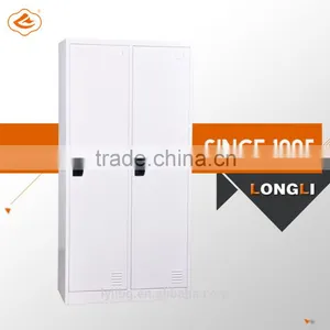 Transfer Printing 2 Door Metal Wardrobe Cabinet thumbnail-4