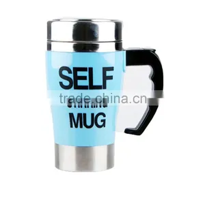 350ML Stainless Promotional Travel Coffee Custom Coffee Self Stirring Mug thumbnail-5