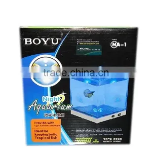 Night Aquarium Fish Tank With LED for Home Office Decoration thumbnail-4