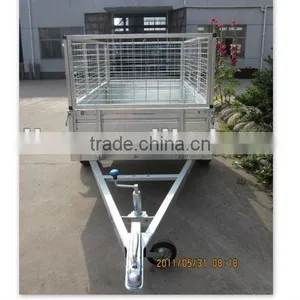 Hot Dip Galvanize Caged Trailer .Garden Trailer .Farm Trailer /Car Tiping Trailer thumbnail-6