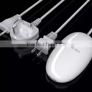 The Mouse Shape Fashional 3 USB Charger Ports Socket thumbnail-2