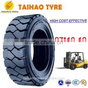 China Low Price High Quality Cheap Wholesale Hot Sale 27*10-12 Industrial Pneumatic Forklift Tire Bias Linde Forklift Tire thumbnail-1