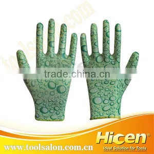 13 Gauge Knitted Nylon Coated Black Nitrile Gloves thumbnail-1