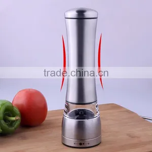 Stainless Steel Salt And Pepper Grinder Set Shakers With Adjustable Ceramic Grinder thumbnail-3
