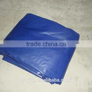 Vinyl Coated Polyester Truck Tarp Fabric 250gsm Heavy Duty pe Tarpaulin Sheet thumbnail-3
