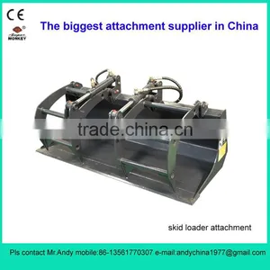 Grapple Bucket for Skid Steer Loader,skid Loader Attachment,bobcat Attachmen thumbnail-1