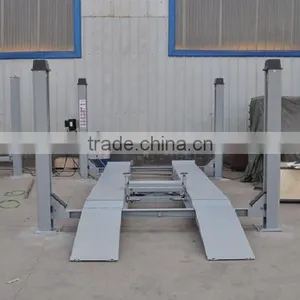 CE Approved Four Post Car Alignment Lift 4T Load thumbnail-3