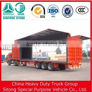 60T Enclosed Curtain Side Trailers for Online Shopping thumbnail-1