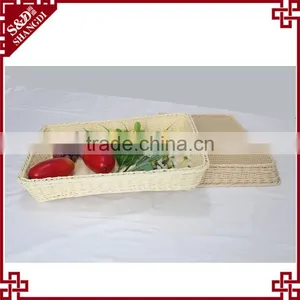 Top Quality Rattan Widely Use Bread Fruit Vegetable Food Basket Fruit Rack thumbnail-4
