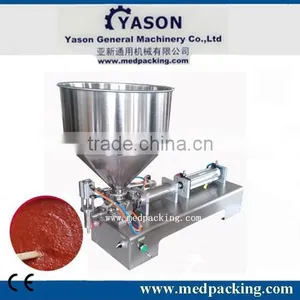 Pneumatic Stainless Steel Semi-automatic Cream Paste Filling Machine 100-1000ml thumbnail-1