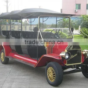 Luxury Battery Operated Passenger Electric Vintage Tourist Bus Retro Car thumbnail-1