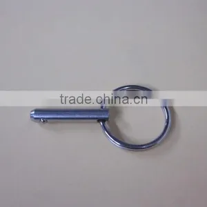 Hardware Zinc Nickle Plated or Stainless Safety Lock Linch Pin o Ring thumbnail-3
