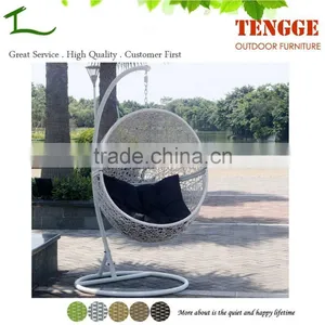 TG15-0147 2015 Resin Wicker Hanging Chair Outdoor Net Swing thumbnail-1