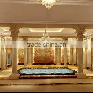 Luxury Classic Residential Bathroom 3D Interior Rendering Design for New Built Villa Wish Furnishing thumbnail-3