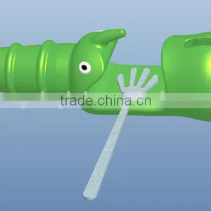 Silicone Wine Bottle Stopper Spoon Rest Pot Clip 3 in 1 Cute Rhino Original Design thumbnail-5